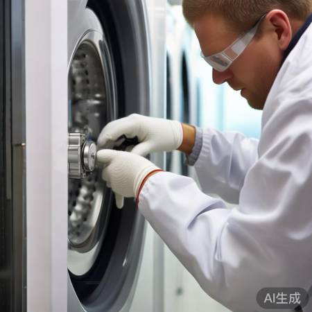 安装门锁,拧紧螺丝