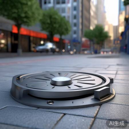 环保易安装的智能井盖锁