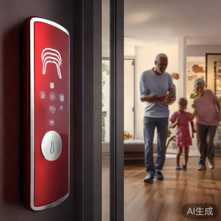 樱桃指纹锁,便捷安全