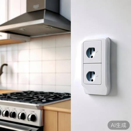 油烟机防溅插座,防短路防油污