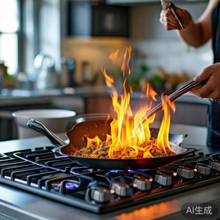 TCL燃气灶火力强劲,做饭快