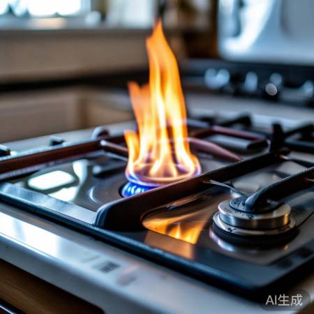 燃气灶打火不灵,方法解决。