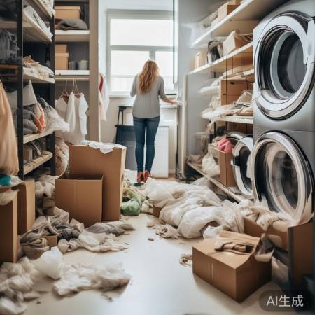 洗衣机旁巧用空间，打造实用收纳角落