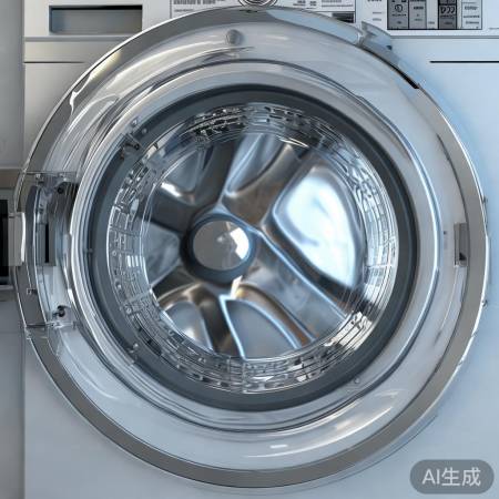 滚筒洗衣机:旋转摩擦洗