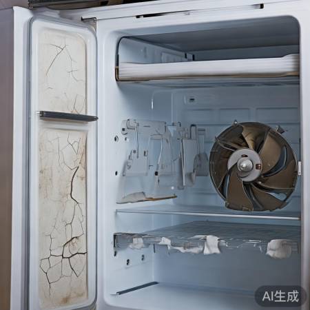 冰箱嗡嗡声,内部部件松动/损坏