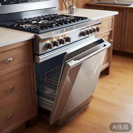 燃气灶下洗碗机，空间利用新思路