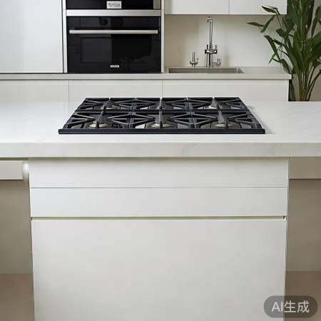 简约燃气灶，厨房高级感