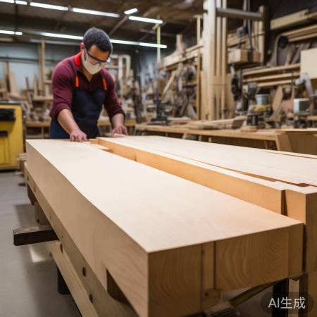 切割板材进行中