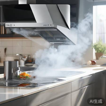 澳柯玛油烟机,吸力强除油快