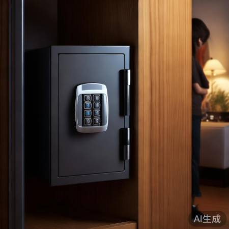 保险柜守护家,警惕防贼入。