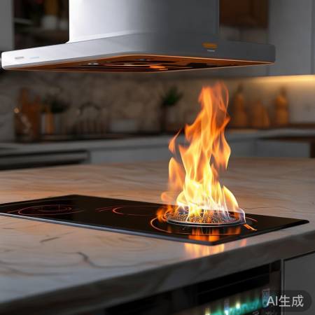 “小米防风罩,妈妈无忧烹饪”