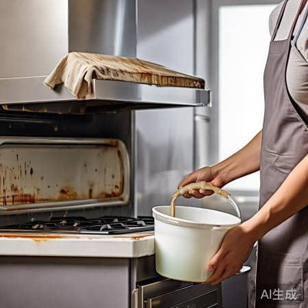 “油烟机每周清洁一次”