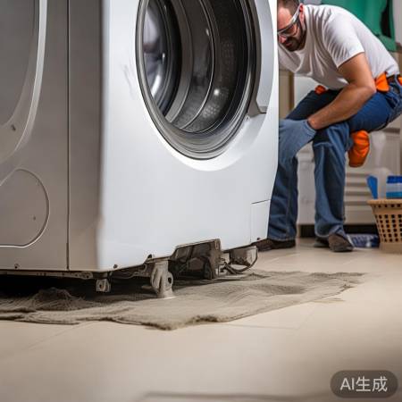 洗衣机摆放不稳
