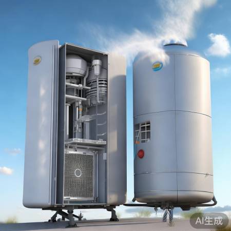 空气能热水器:空气加热水