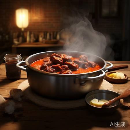 红烧羊肉,香浓炖煮