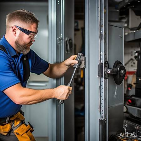 防盗门螺丝扭矩调节,安全又方便