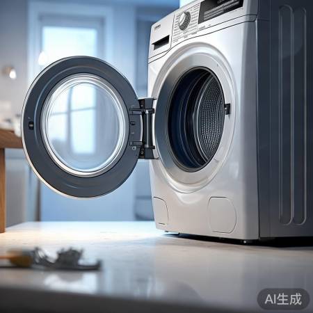 洗衣机保养：防空载清内。