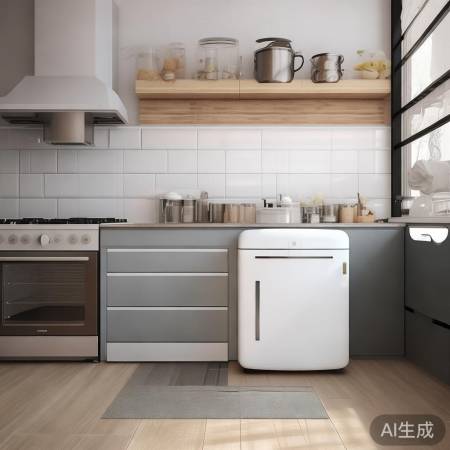 “放吸音材料,调稳消毒柜”