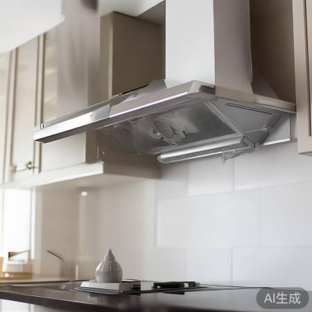 油烟机安装规范,防倒灌。