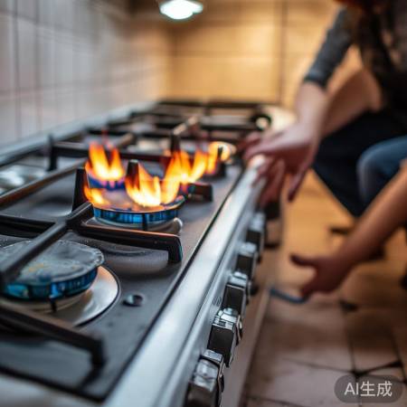 “检查燃气管道，压力不足”