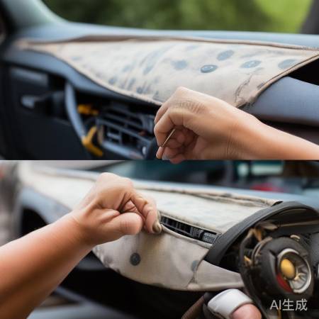 安装布艺挡风板