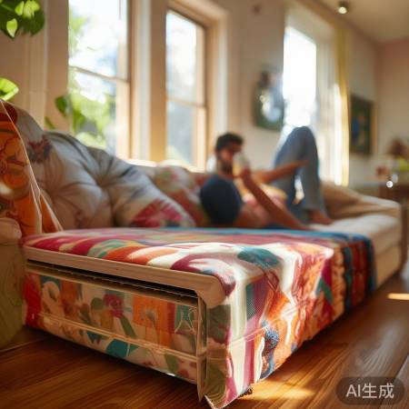 中央空调变装饰,舒适遮挡风