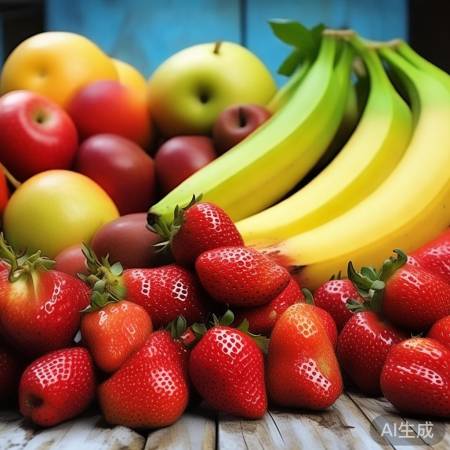 选新鲜无病虫害水果