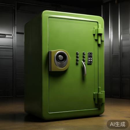 牛油果色保险柜，温馨耐用