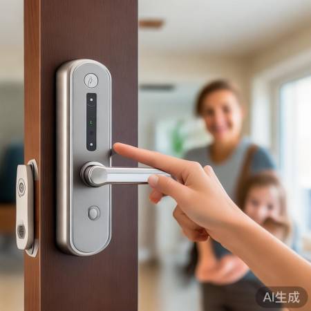 沃尔玛指纹锁,价格亲民,安装简