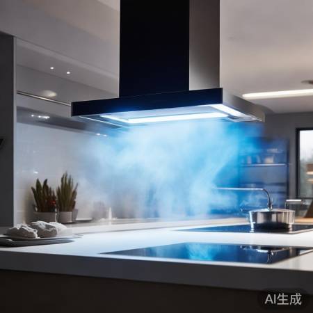 智能油烟机，自动开启关闭