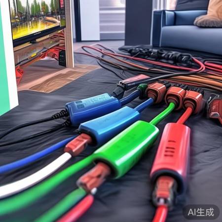 分量线连接,注意色差