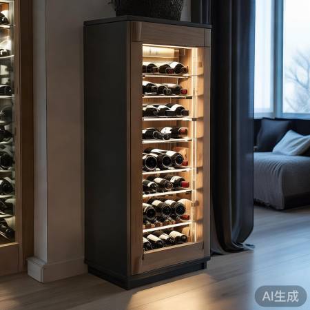 红酒柜灯光,和谐家居装饰