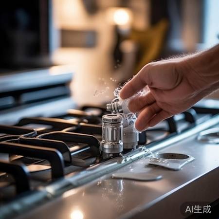 肥皂水检查煤气泄漏