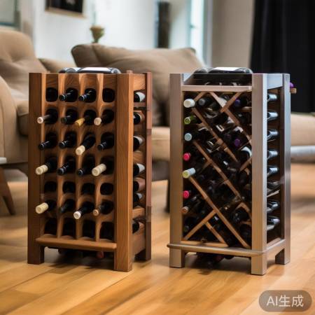 材质决定风格，选酒柜支架。