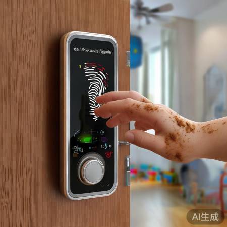 高科技指纹锁,儿童小手神器