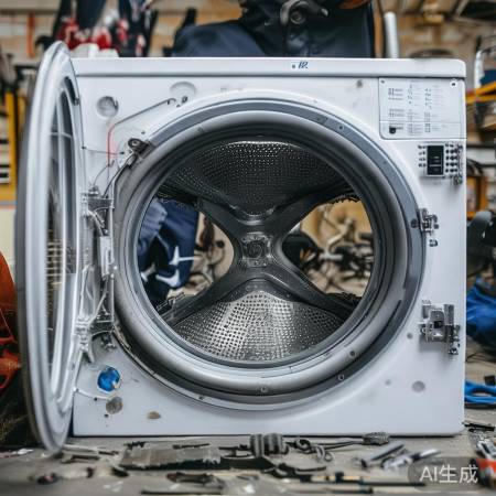 洗衣机滚筒底部拆卸步骤