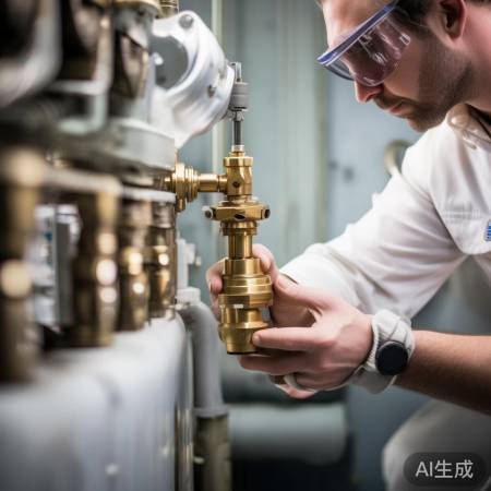 安装并拧紧减压阀