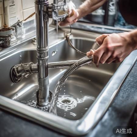 排水管堵塞，清理解决