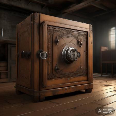 检查保险柜外观，确保安全。