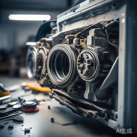 洗衣机异响，轴承齿轮需检查