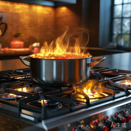燃气灶火焰均匀，美食更佳