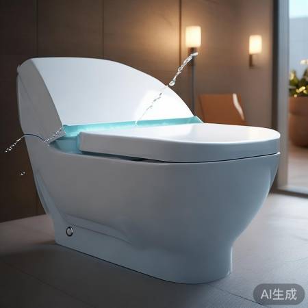 智能马桶自动喷洗，卫生周到