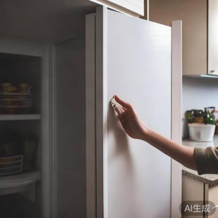 冰箱门检查，清理门缝