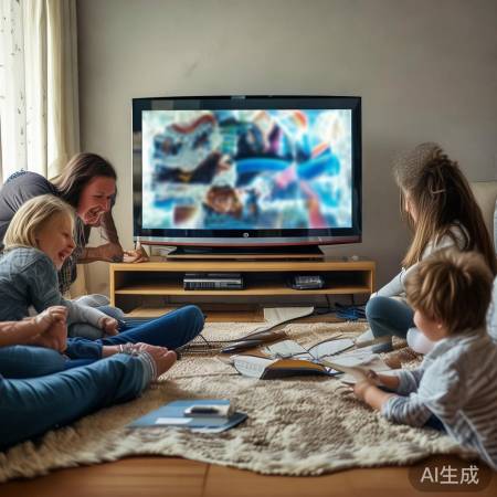 “看电视要适度，保护电视寿命”