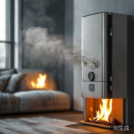 壁挂炉熄火，检查风量。