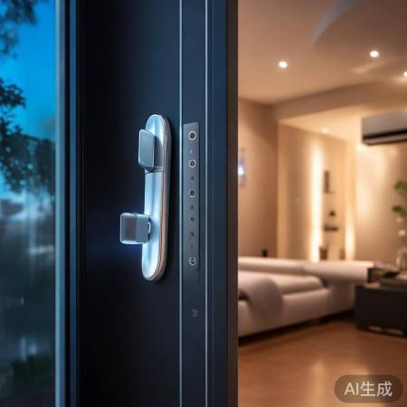 海尔指纹锁：一键反锁，安全无忧生活新选择