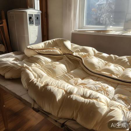 “羽绒服平铺晾干防变形”