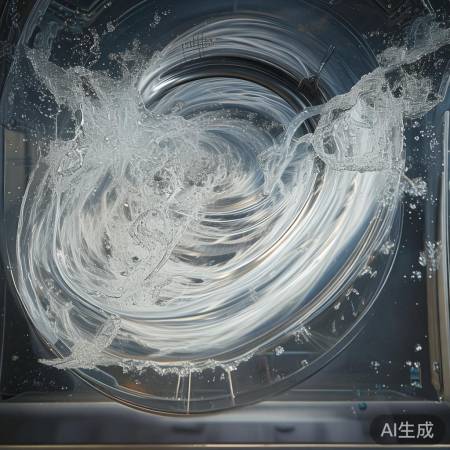 脱水桶涡流甩水原理