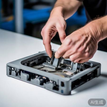 小心拔框，新旧芯方向同