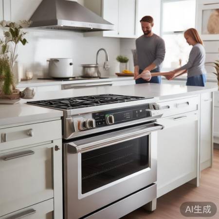 玉立集成灶，厨房清洁轻松！